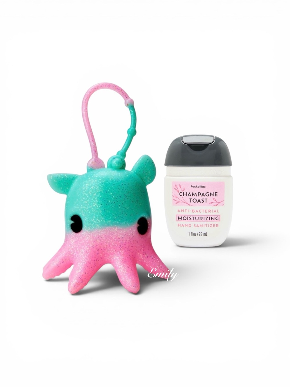 Bath & Body Works Octopus PocketBac Holder Champagne Toast Set